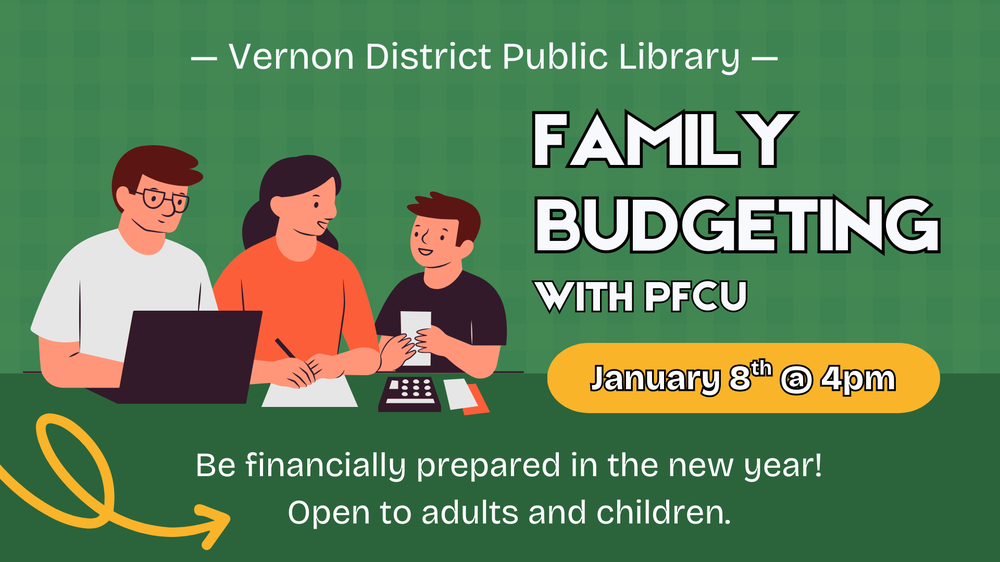 Family Budgeting Jan. 8 at 4pm