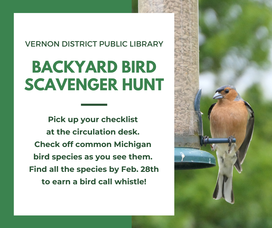 Backyard Bird Scavenger Hunt