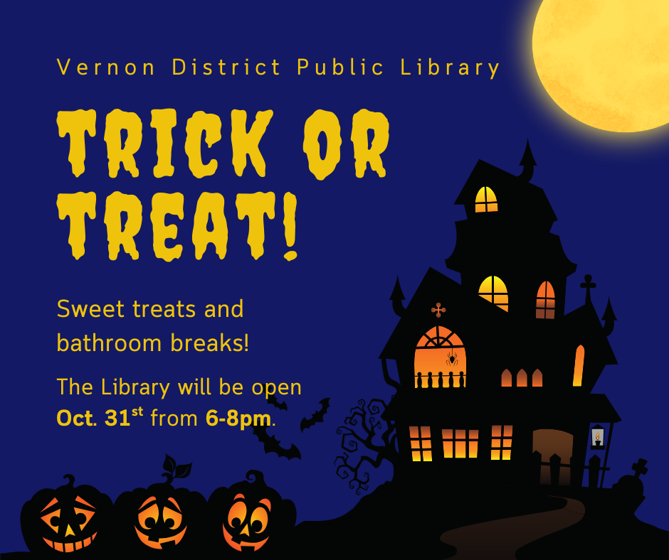 Trick-or-Treating Oct. 31, 6-8pm