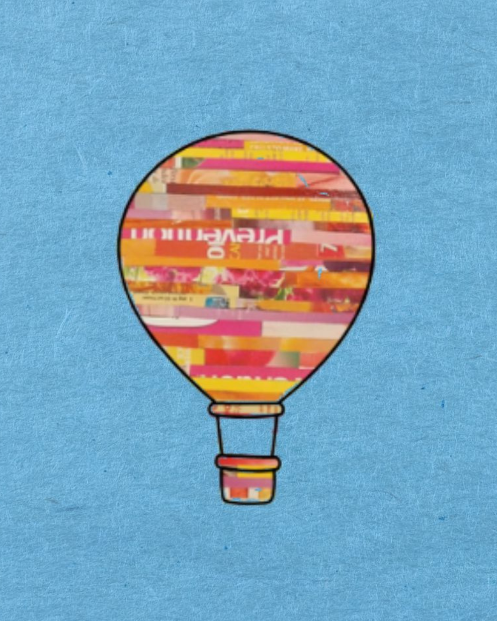 Magazine Art Hot Air Balloon